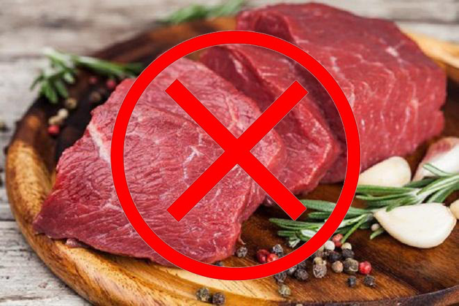 Tiêu thụ thịt đỏ nhiều làm bệnh trĩ ngoại trần trọng hơn