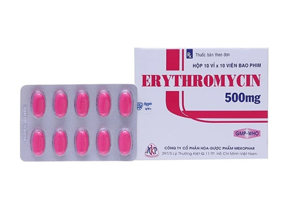 Thuốc Erythromycin 500mg